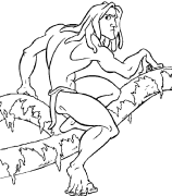 Tarzan Online Coloring